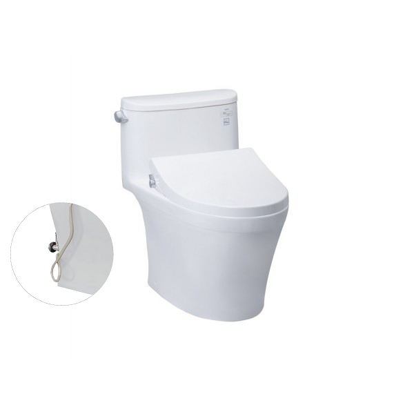 Bồn cầu TOTO MS887RE4 1 khối nắp rửa cơ TCW1211A MS887RE4#XW