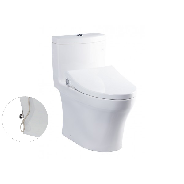 Bồn cầu TOTO MS889DRE4 1 khối nắp rửa cơ TCW1211A MS889DRE4#XW