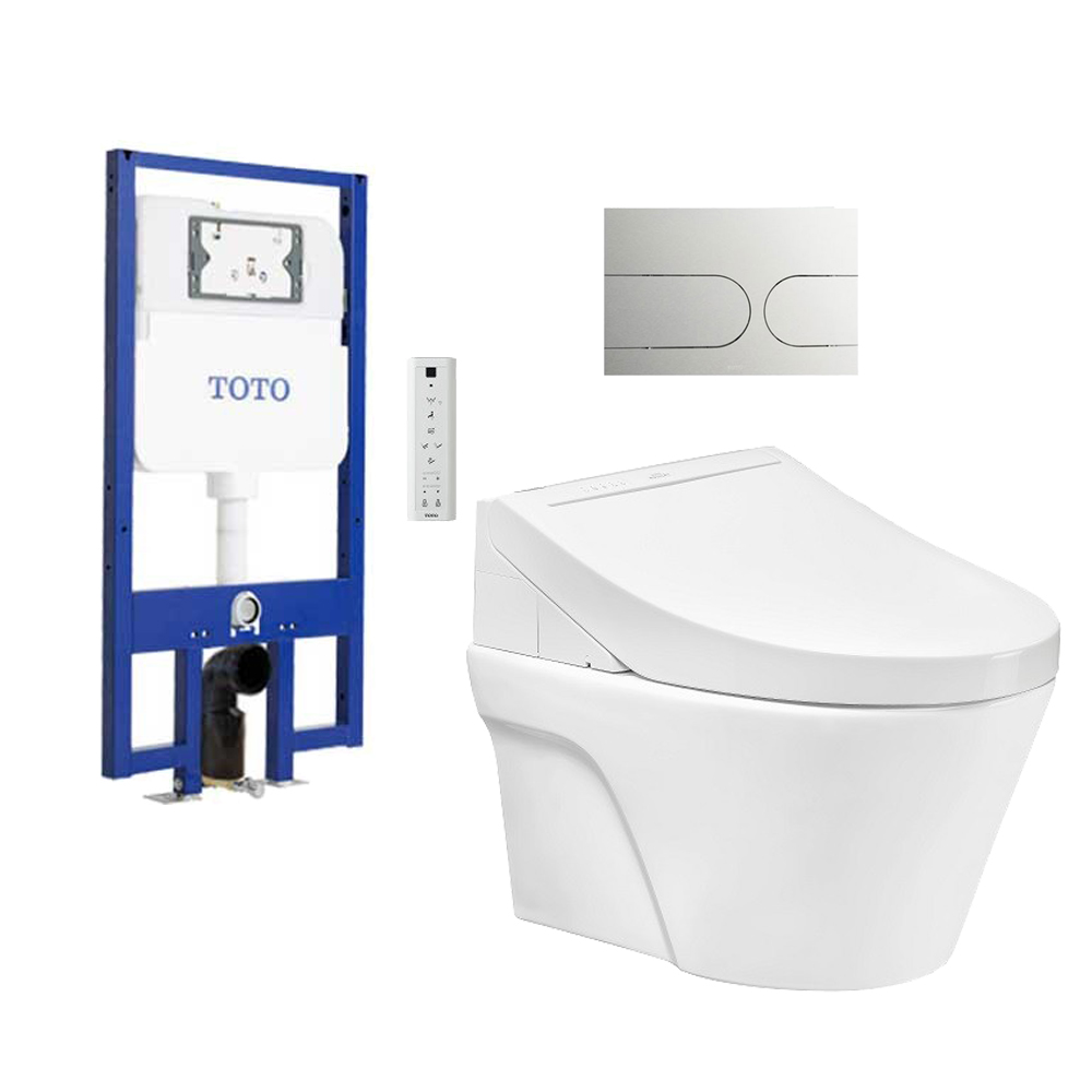 Bồn cầu treo tường điện tử C5 TOTO CW822RA TCF24410AAA WH172A MB175M CW822RA#W/TCF24410AAA#NW1/WH172A/MB175M#SS