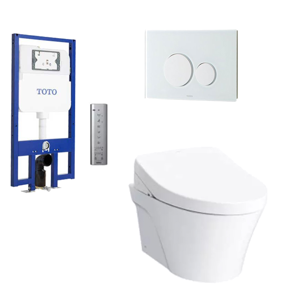 Bồn cầu treo tường điện tử S7 (giấu dây) xả tự động TOTO CW822REA TCF4911EZ WH172AAT TCA464 MB176GH CW822REA#W/TCF4911EZ#NW1/WH172AAT/TCA464/MB176G#WH