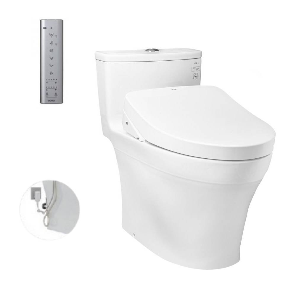 Bồn cầu TOTO MS885DW11 1 khối nắp điện tử Washlet S7 TCF4911Z MS885DW11#XW