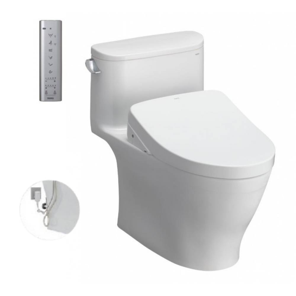 Bồn cầu TOTO MS887RW11 1 khối nắp điện tử Washlet S7 TCF4911Z MS887RW11#XW