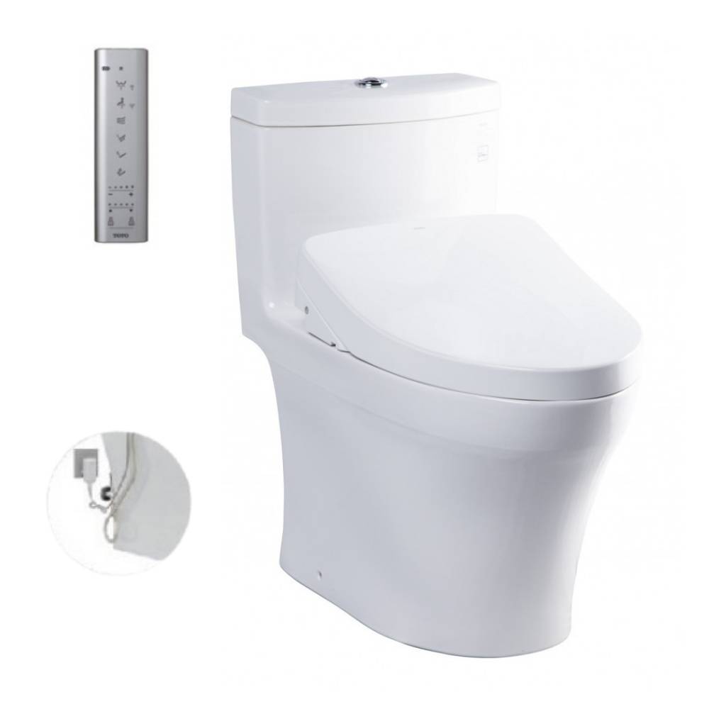 Bồn cầu TOTO MS889DRW11 1 khối nắp điện tử Washlet S7 TCF4911Z MS889DRW11#XW