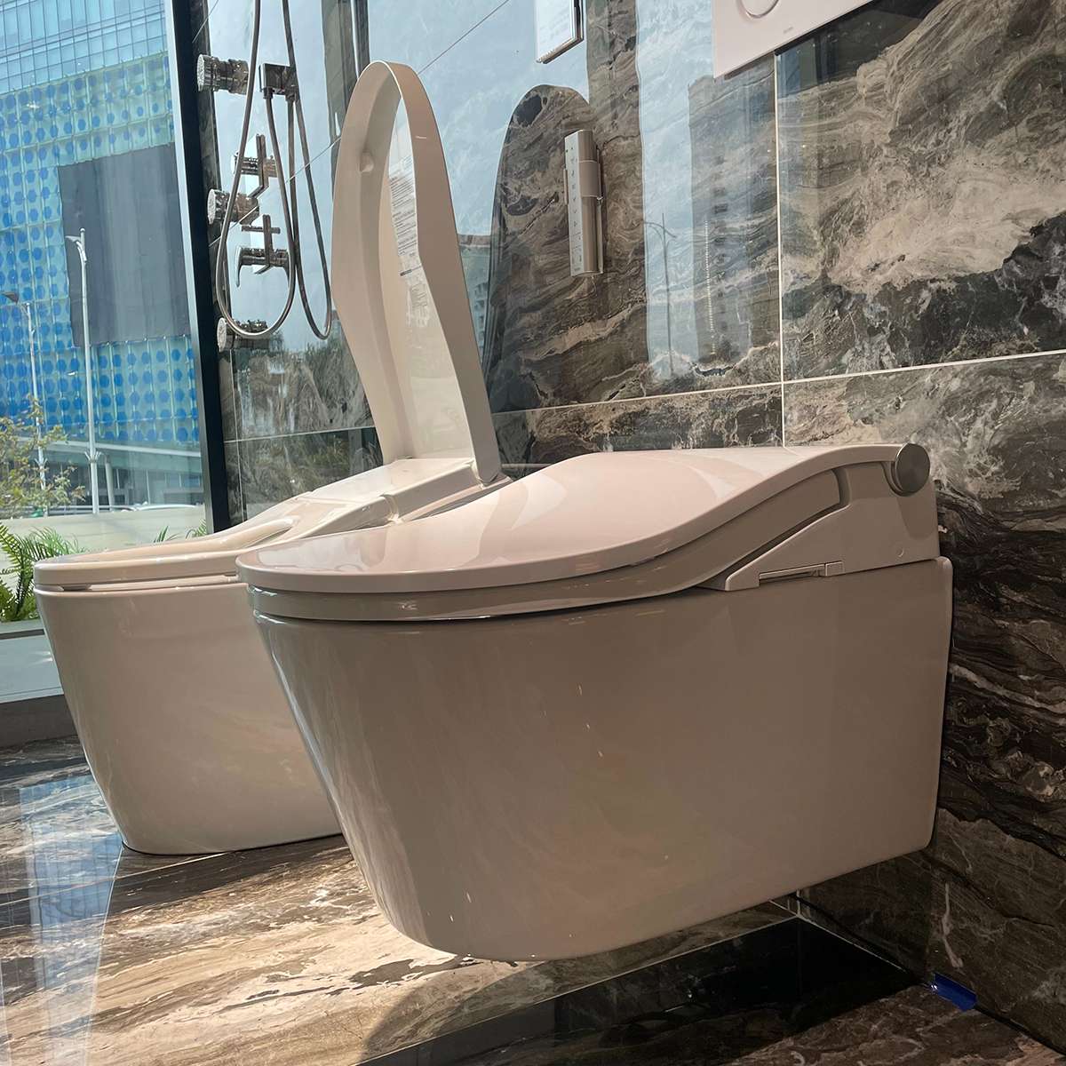 Bồn cầu treo tường điện tử RW (giấu dây) TOTO CW542HME5U TCF801CZ WH172AT MB175M CW542HME5U#NW1/TCF801CZ#NW1/WH172AT/MB175M#SS - 6