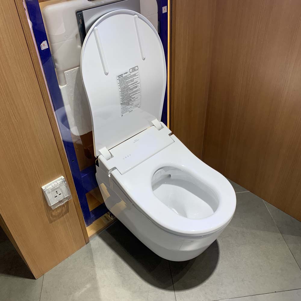 Bồn cầu treo tường điện tử RX (giấu dây) xả tự động TOTO CW542HME5U TCF795C2Z WH172AAT MB175M CW542HME5U#NW1/TCF795C2Z#NW1/WH172AAT/MB175M#SS - 5