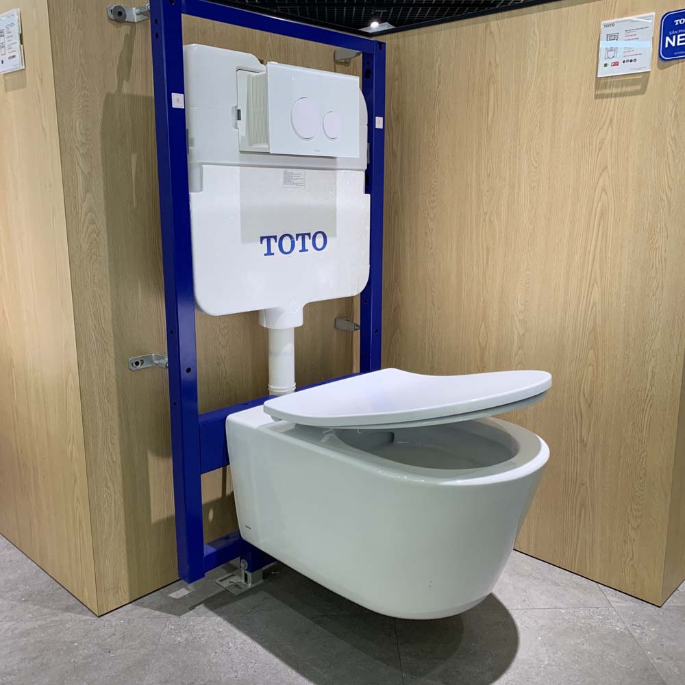 Bồn cầu treo tường nắp êm TOTO CW542ME5U TC513A WH172A MB175M CW542ME5U#NW1/TC513A/WH172A/MB175M#SS - 6