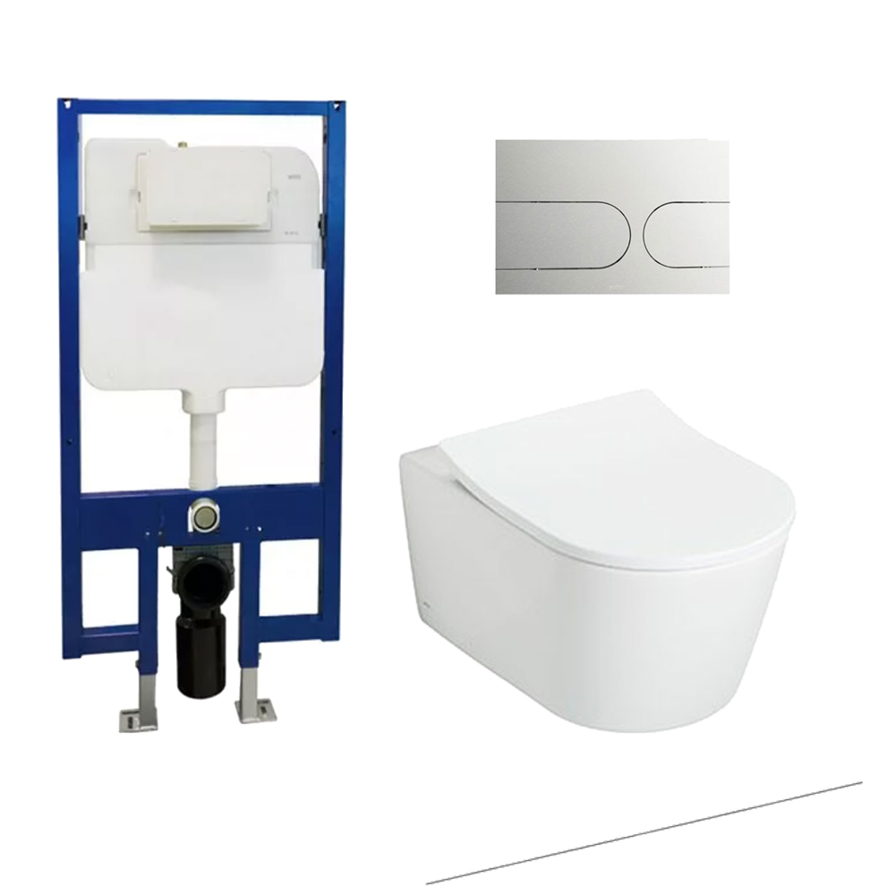 Bồn cầu treo tường nắp êm TOTO CW542ME5U TC513A WH172A MB175M CW542ME5U#NW1/TC513A/WH172A/MB175M#SS