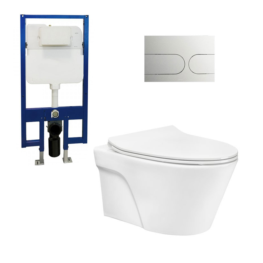 Bồn cầu treo tường nắp êm TOTO CW822RA TC600VS WH172A MB175M CW822RA#W/TC600VS#W/WH172A/MB175M#SS