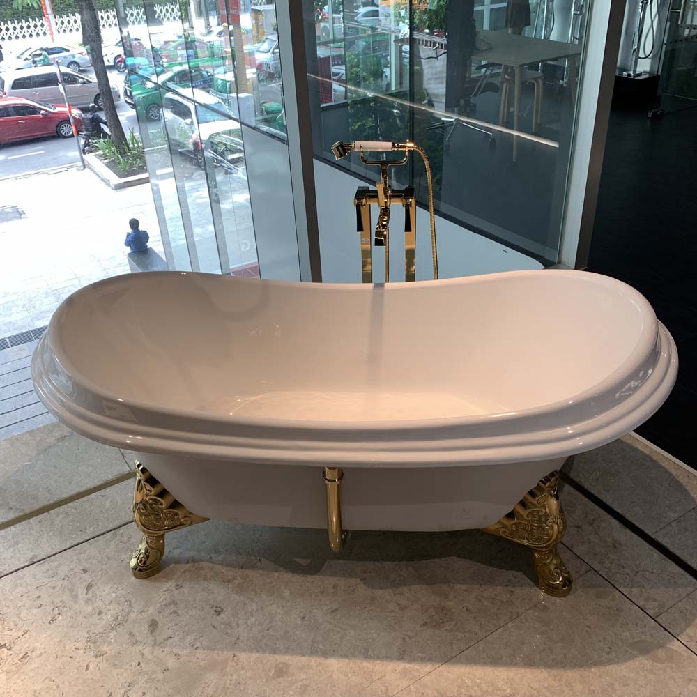 Bồn tắm đặt sàn TOTO FBY1756PTGE#W gang tráng men 1m7 - 5