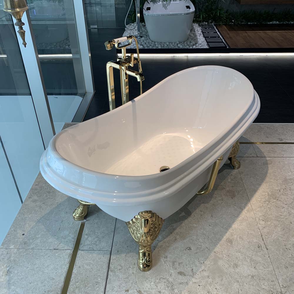 Bồn tắm đặt sàn TOTO FBY1756PTGE#W gang tráng men 1m7 - 6