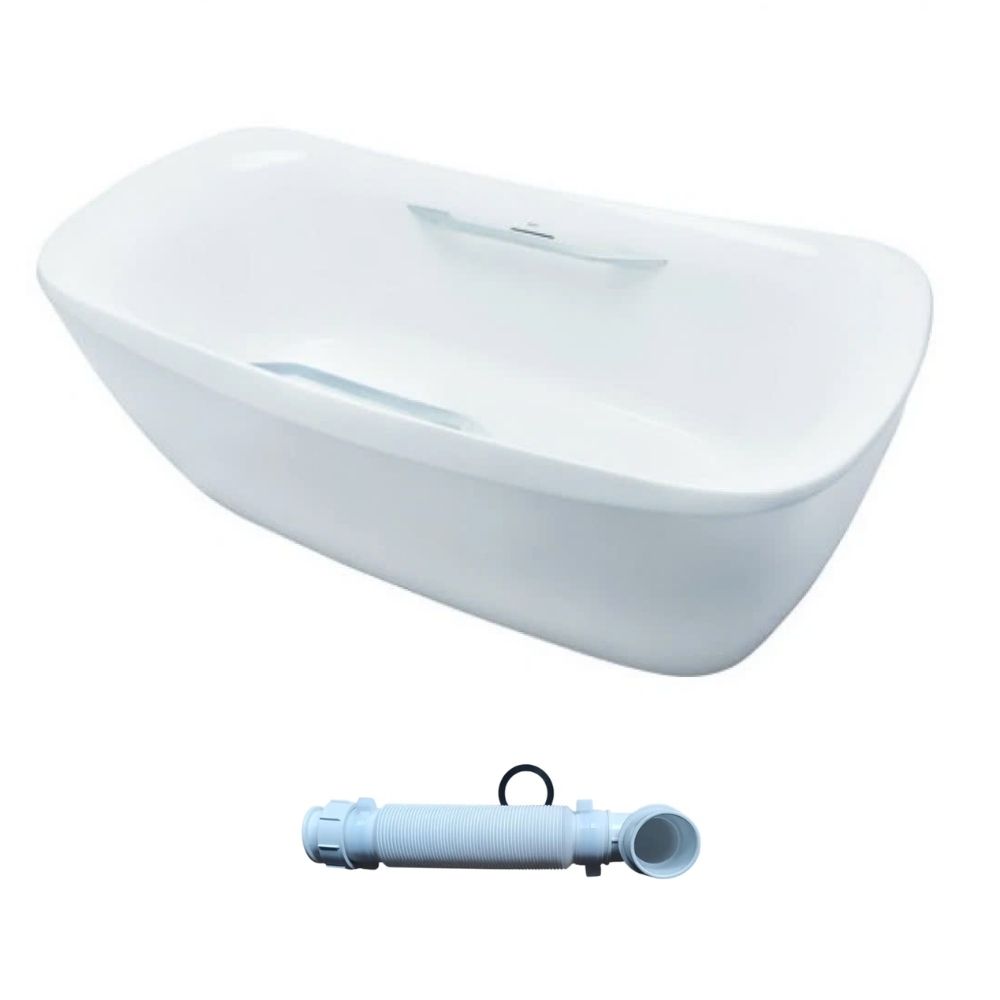 Bồn tắm đặt sàn TOTO PJY1734HPWEN-GW kèm bộ xả TVBF412