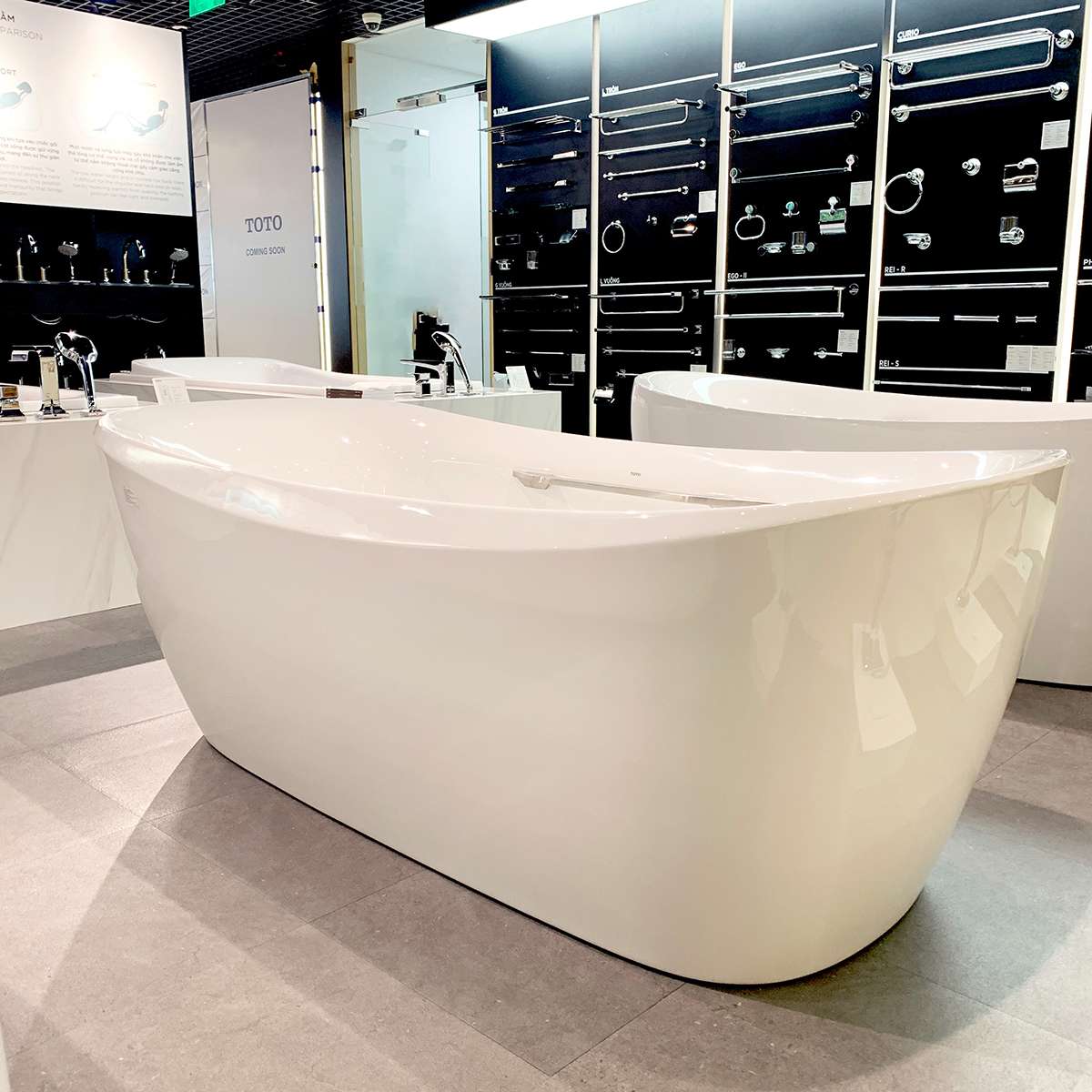 Bồn tắm đặt sàn TOTO PJY1734HPWEN-GW kèm bộ xả TVBF412 - 6