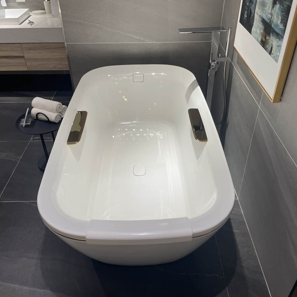 Bồn tắm đặt sàn TOTO PJY1886HPWMGE#GW GALALATO 1m8 tay vịn - 5