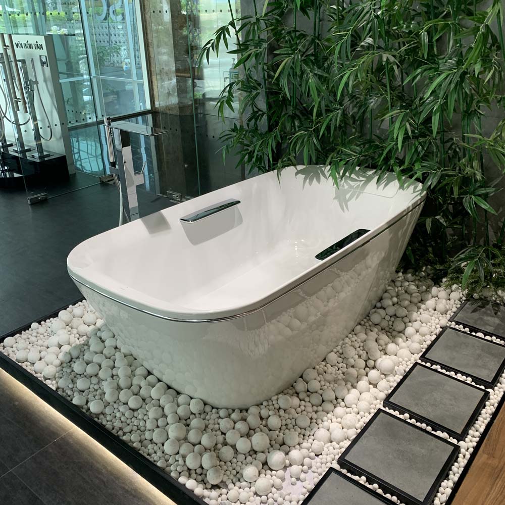 Bồn tắm đặt sàn TOTO PJY1886HPWMNE#GW GALALATO 1m8 tay vịn - 2