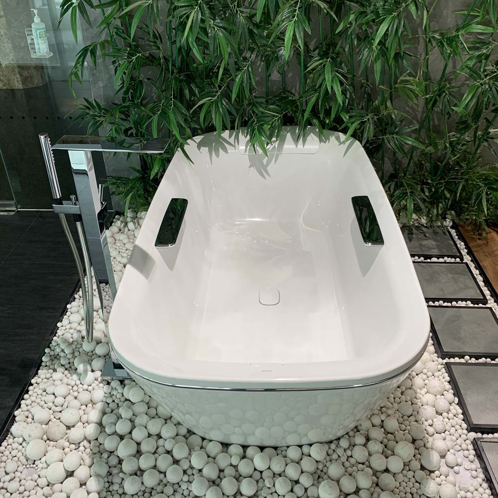 Bồn tắm đặt sàn TOTO PJY1886HPWMNE#GW GALALATO 1m8 tay vịn - 4