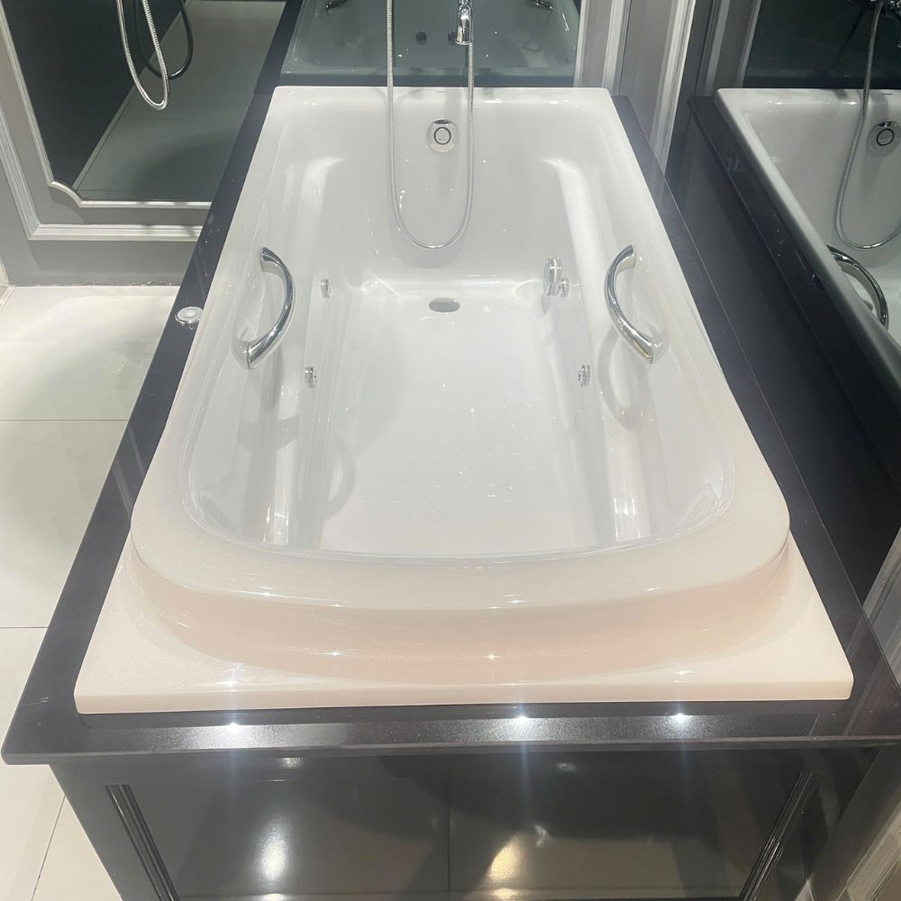 Bồn tắm TOTO PPYK1760ZRHPNE#P ngọc trai 1m7 tay vịn - 3