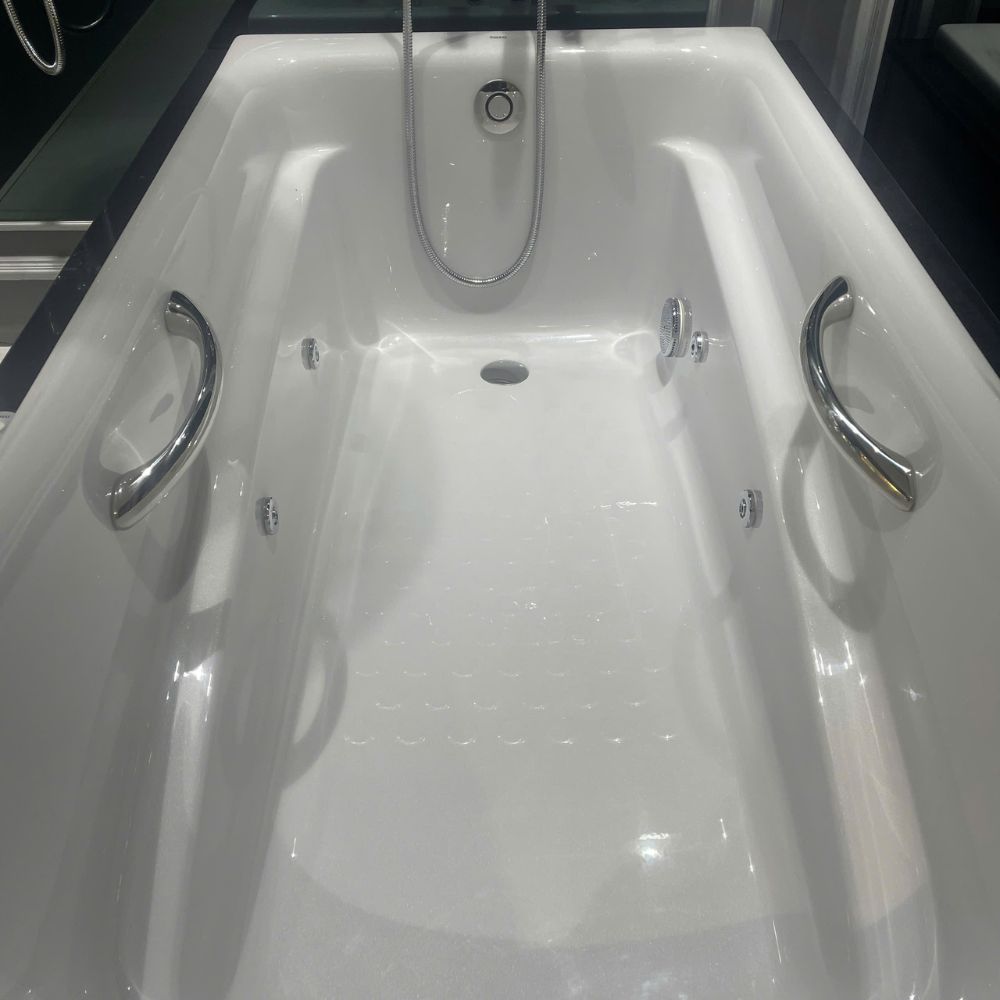 Bồn tắm TOTO PPYK1760ZRHPNE#P ngọc trai 1m7 tay vịn - 6