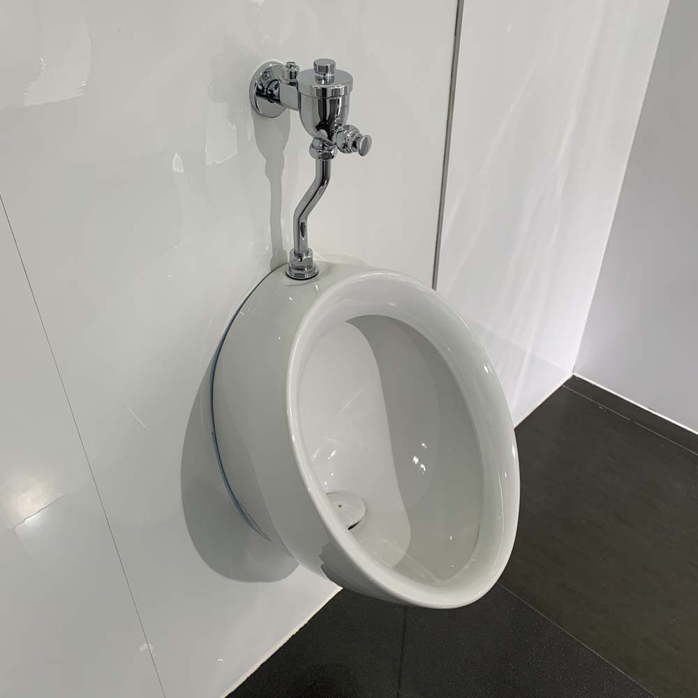 Bồn tiểu nam TOTO U104W/F DU601SRR treo tường kèm van xả nhấn U104W/F#W/DU601SRR - 2