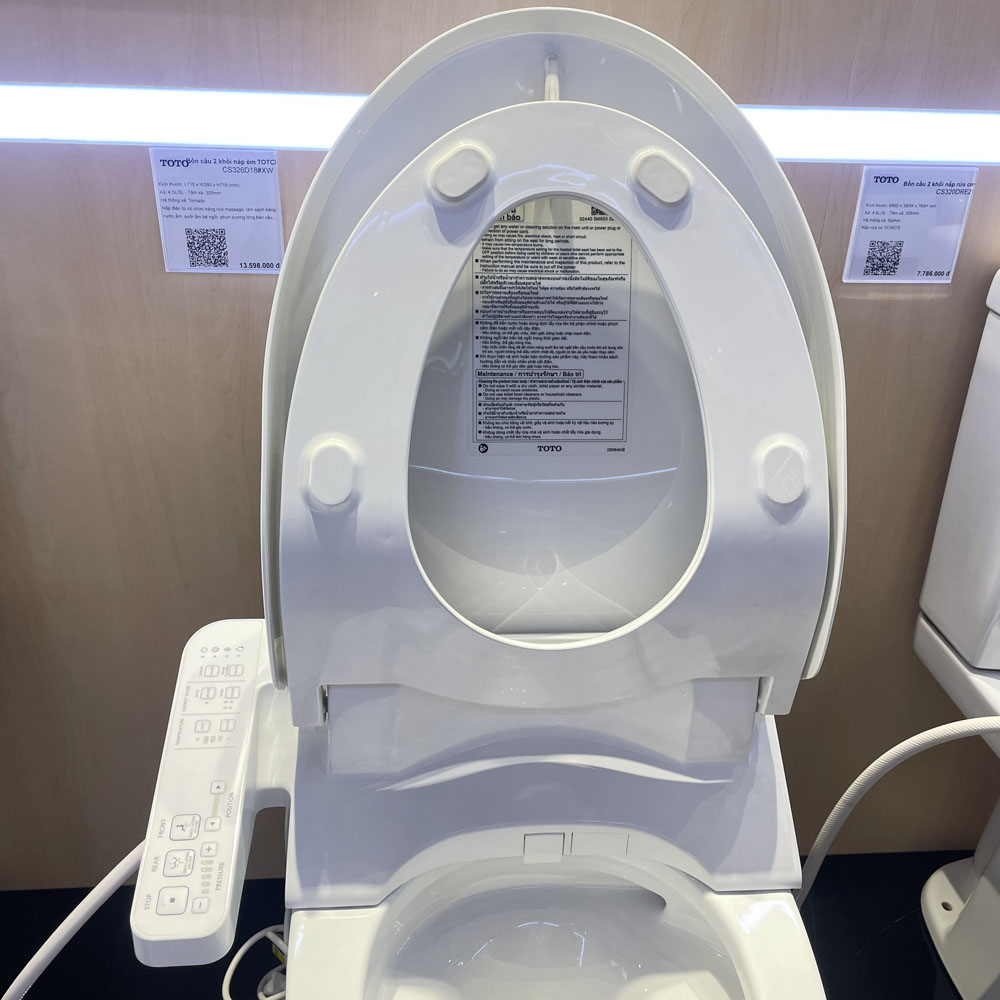 Nắp bồn cầu thông minh TOTO TCF23710AAA (W18) Washlet C2 cơ bản TCF23710AAA#NW1 - 6