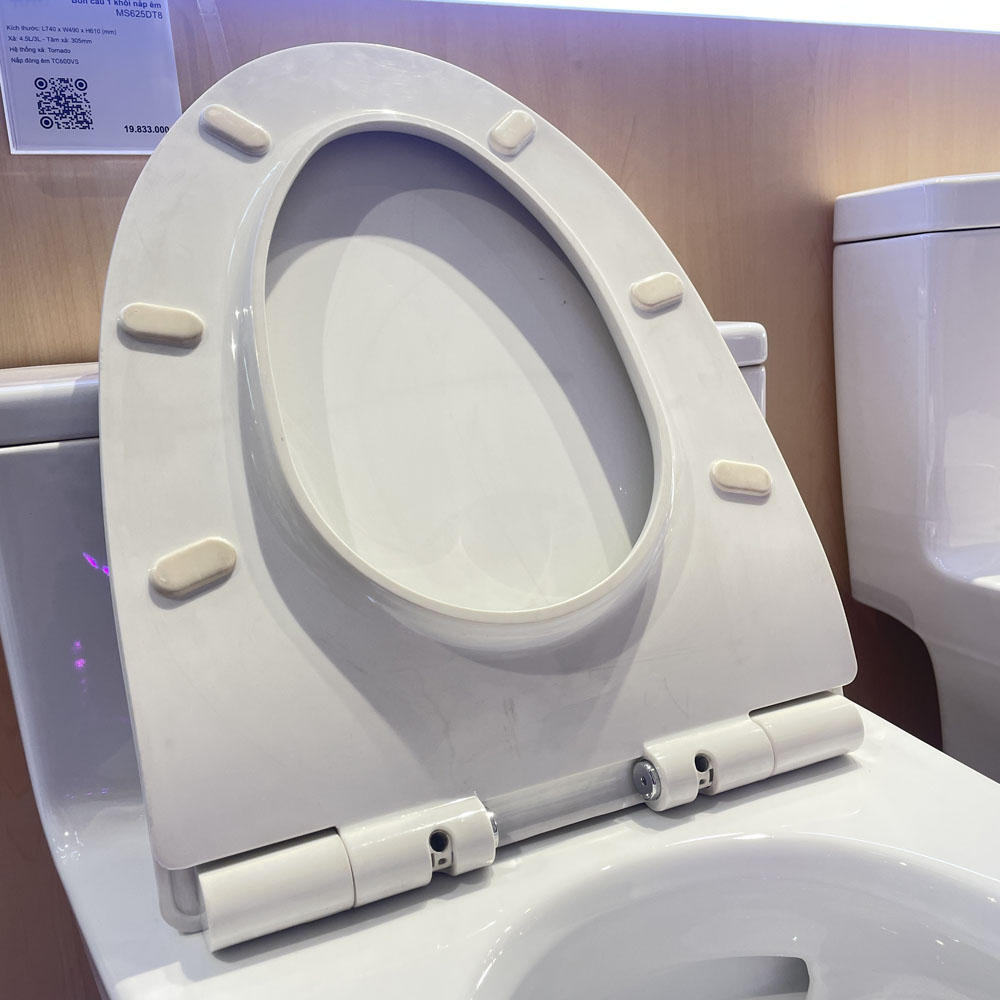 Nắp bồn cầu đóng êm TOTO TC600VS (T8) TC600VS#W - 4