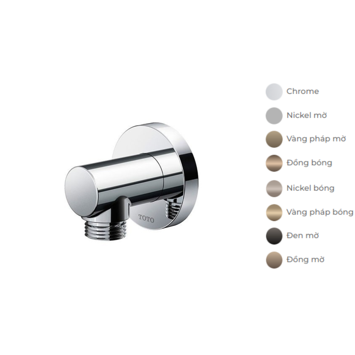 Cút nối tường TOTO TBW01014B dáng tròn TBW01014B