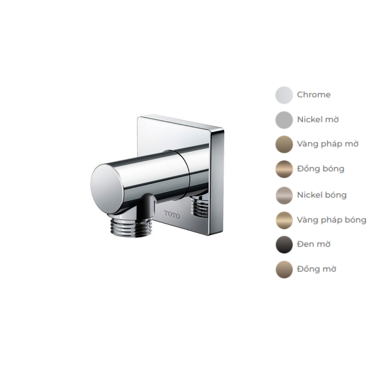 Cút nối tường TOTO TBW02013B dáng vuông TBW02013B