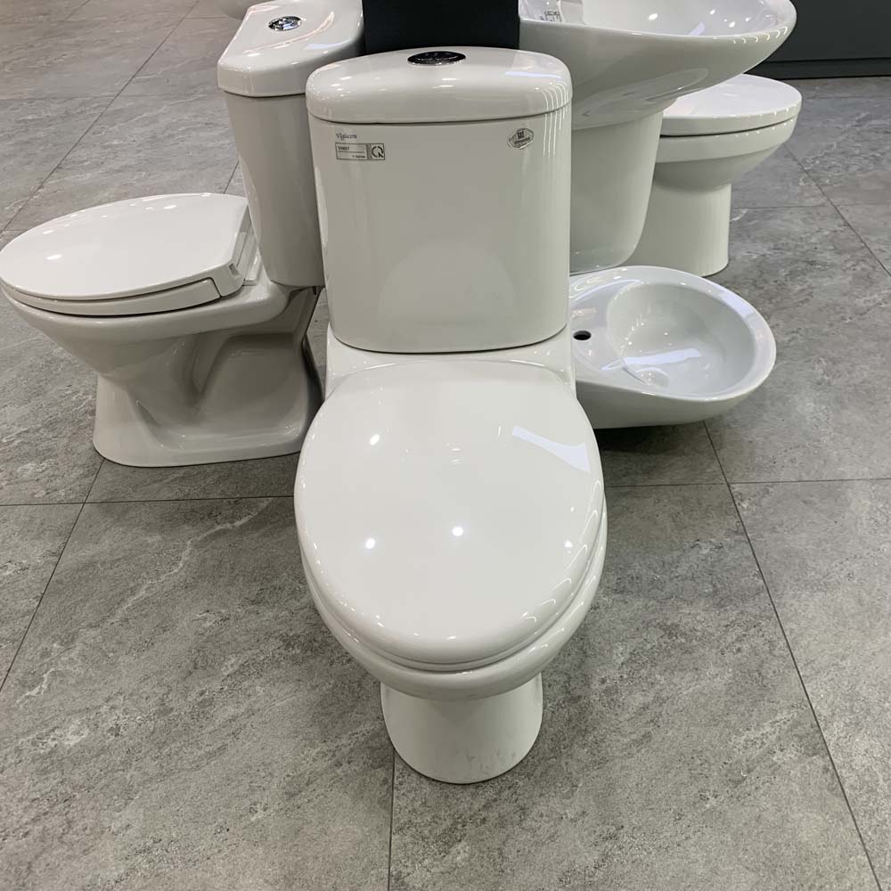 Bồn cầu 2 khối Viglacera VI107 nắp êm VI107 - 4