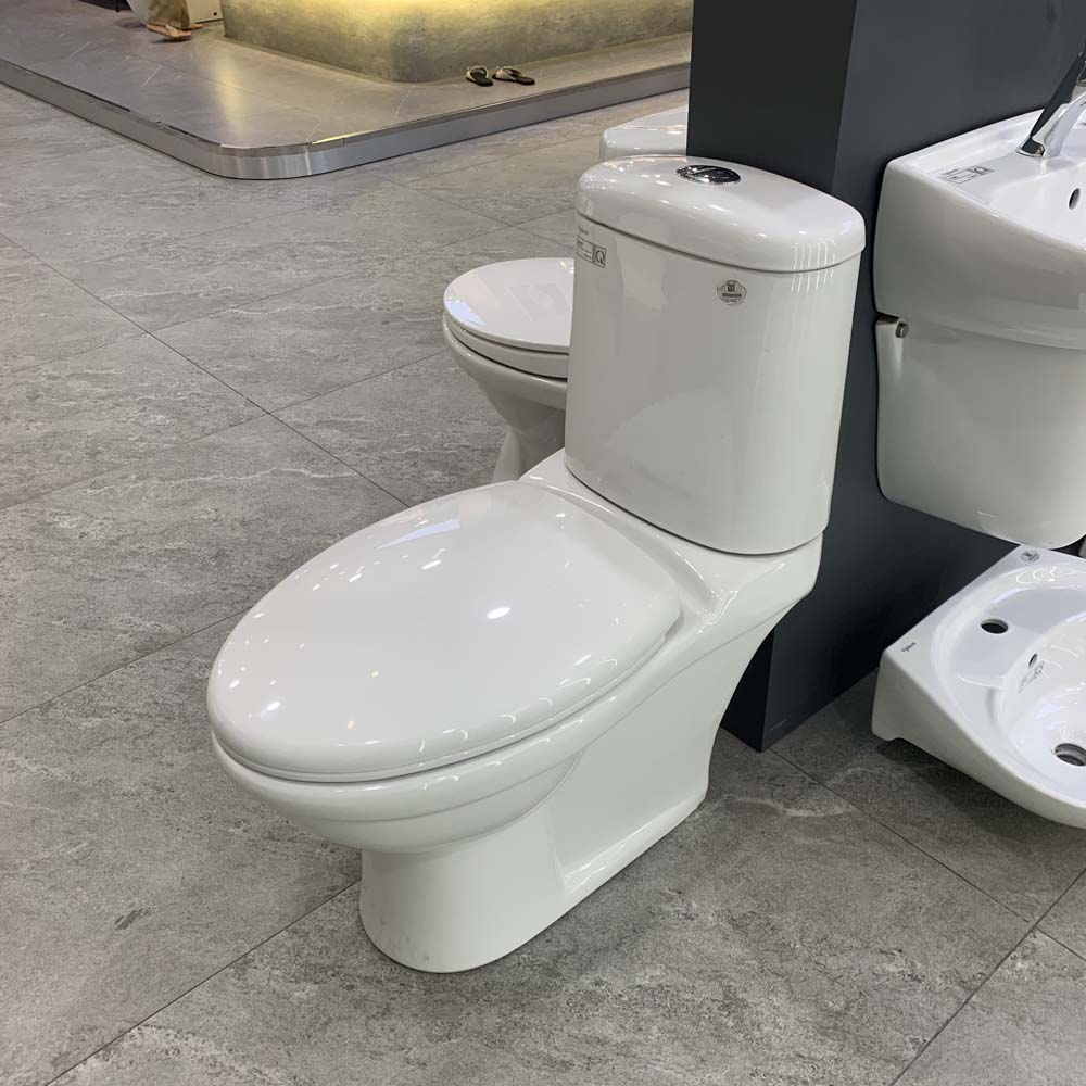 Bồn cầu 2 khối Viglacera VI107 nắp êm VI107 - 5