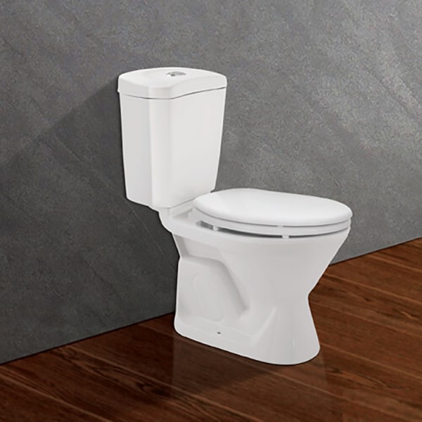 Bồn cầu 2 khối Viglacera VI66 nắp thường / nắp êm VI66 (NAP V1102) - 3