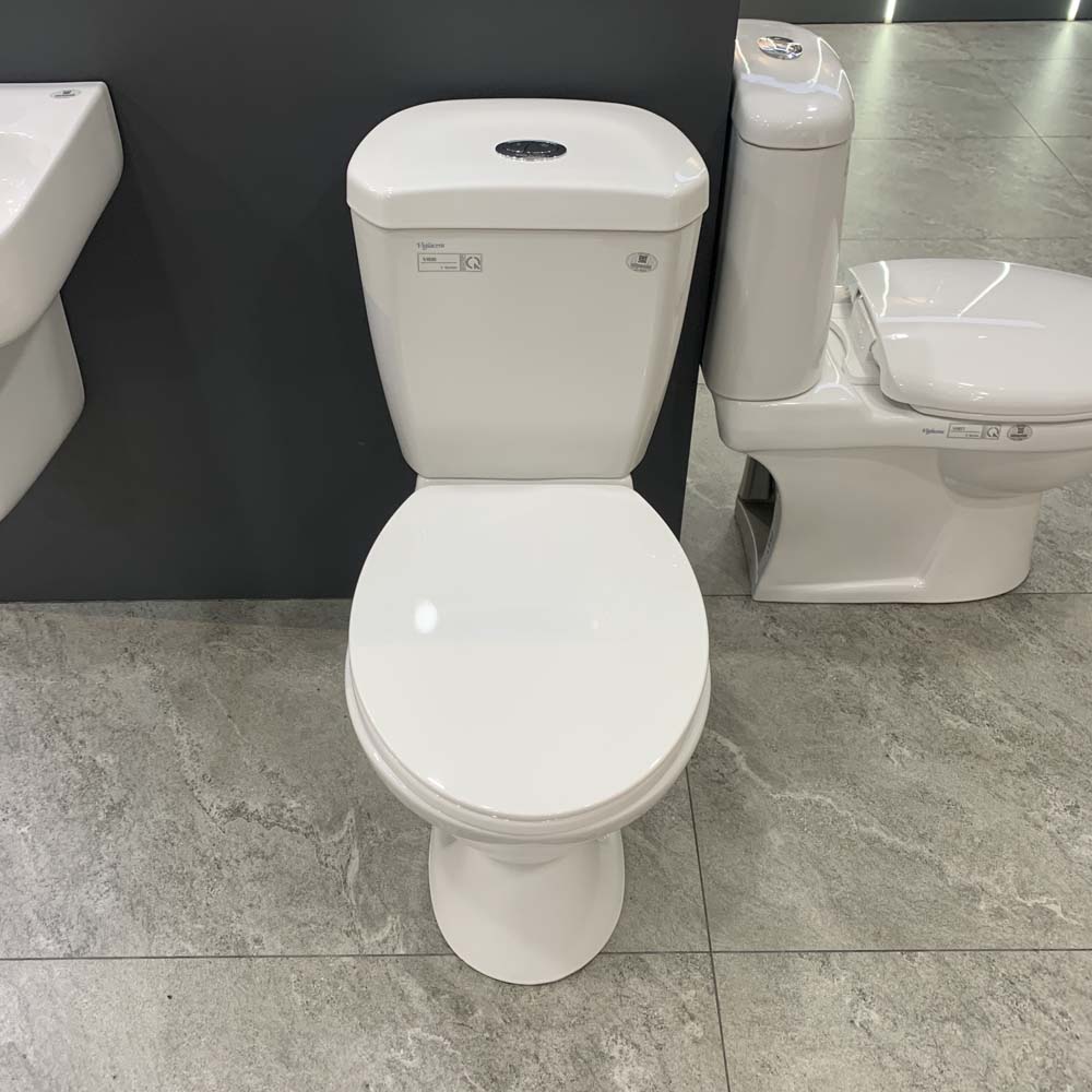 Bồn cầu 2 khối Viglacera VI66 nắp thường / nắp êm VI66 (NAP V1102) - 5