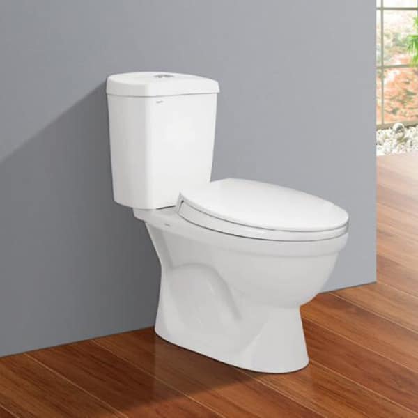 Bồn cầu 2 khối Viglacera VI88 nắp thường / nắp êm VI88 (NAP V1102) - 3