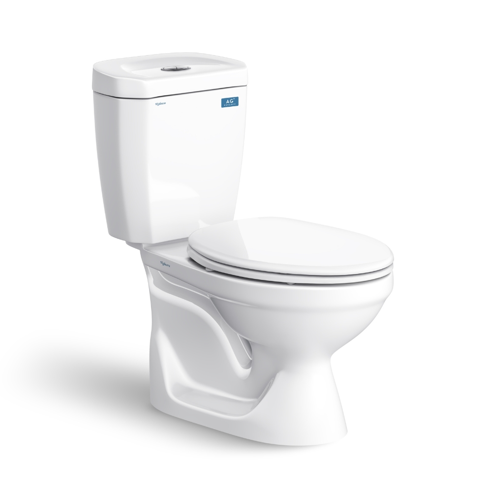 Bồn cầu 2 khối Viglacera VI88 nắp thường / nắp êm VI88 (NAP V1102)