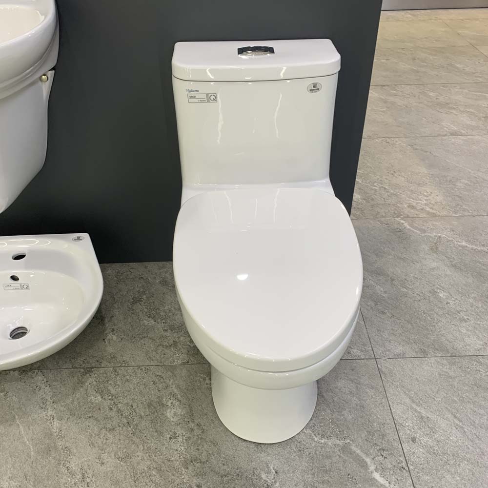 Bồn cầu 1 khối Viglacera Mekong (MK2) nắp êm (+ vòi xịt VG826) Mekong (MK2) - 4