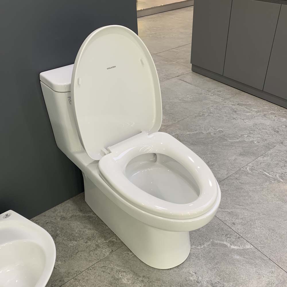 Bồn cầu 1 khối Viglacera Mekong (MK2) nắp êm (+ vòi xịt VG826) Mekong (MK2) - 6
