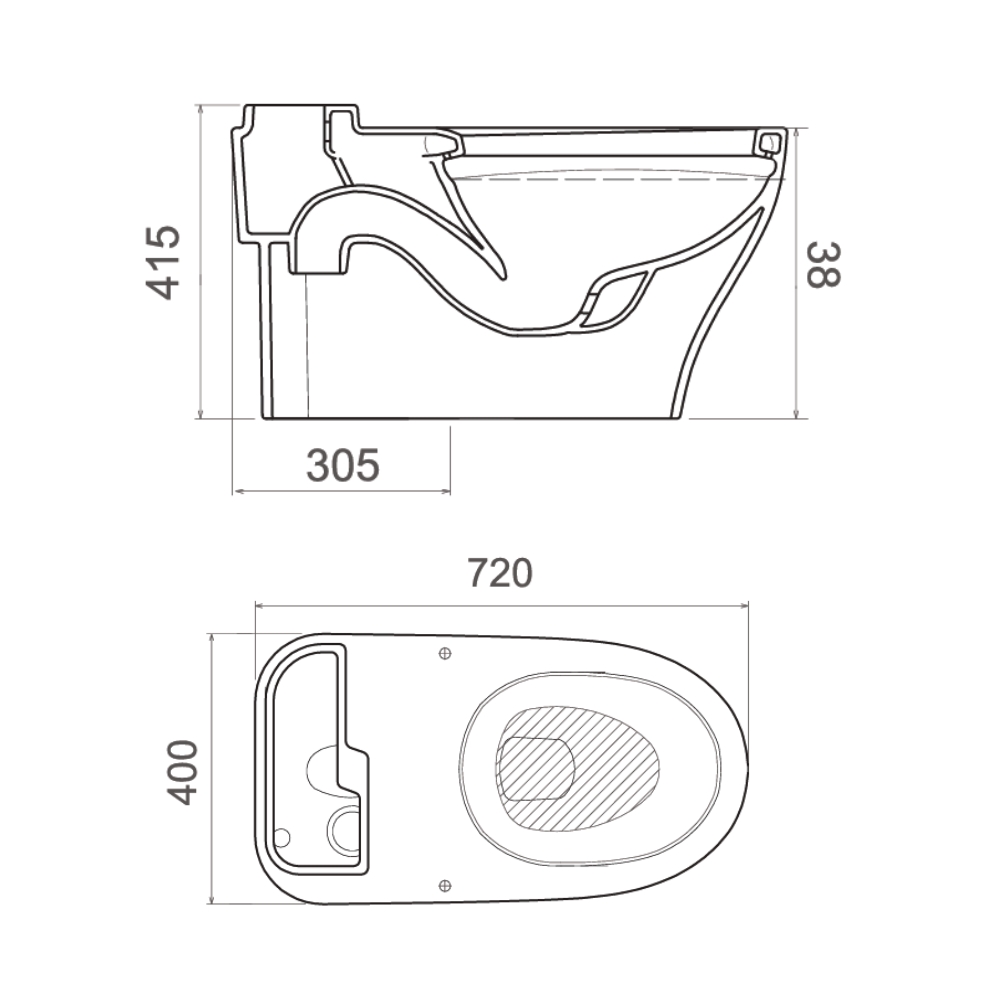 Bồn cầu thông minh 1 khối Viglacera V91 V91 - 2