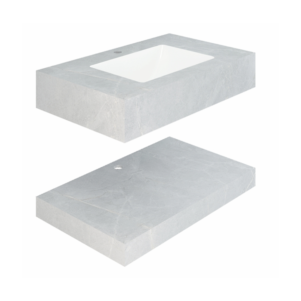 Chậu lavabo âm bàn đá 2 tầng Viglacera AZ55-9GP01 AZ55-9GP01