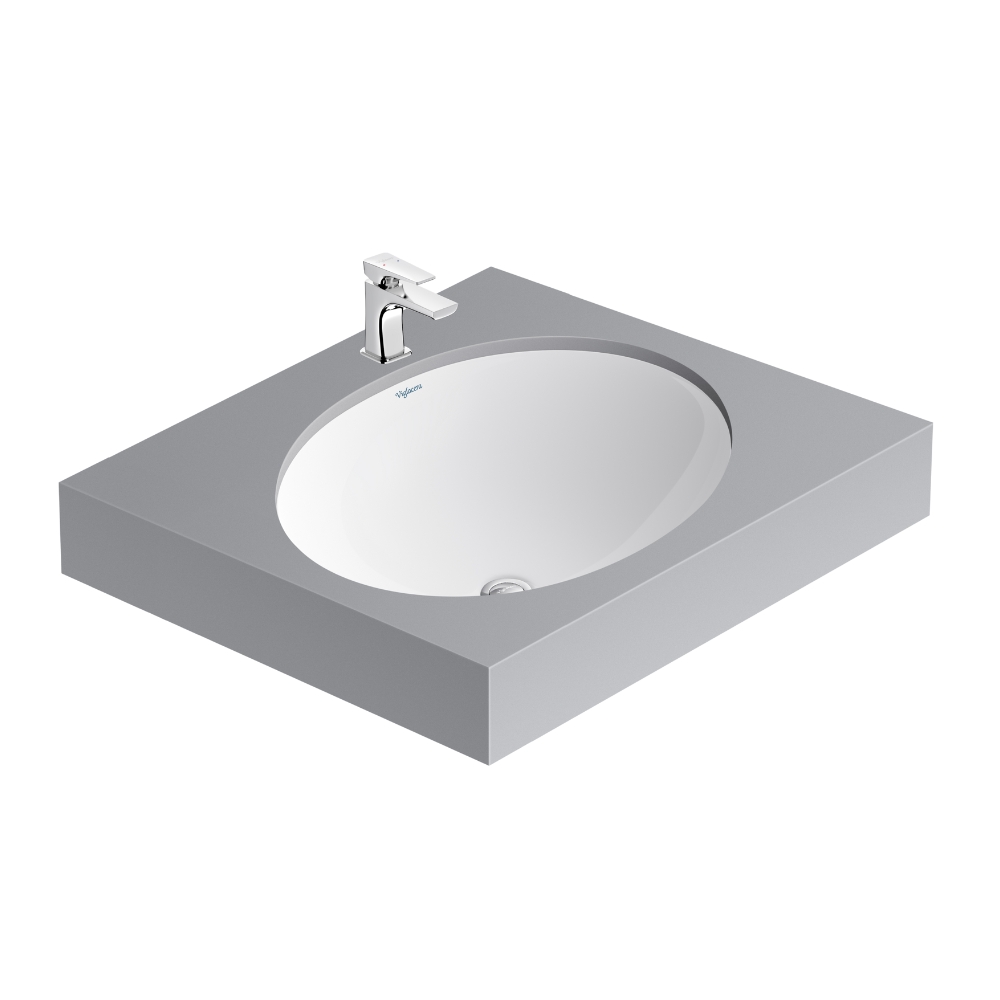 Chậu rửa mặt lavabo âm bàn Viglacera CA2 CA2