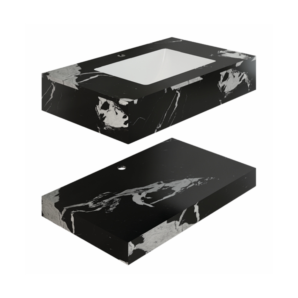 Chậu lavabo âm bàn đá 2 tầng Viglacera CHG-9S01P CHG-9S01P