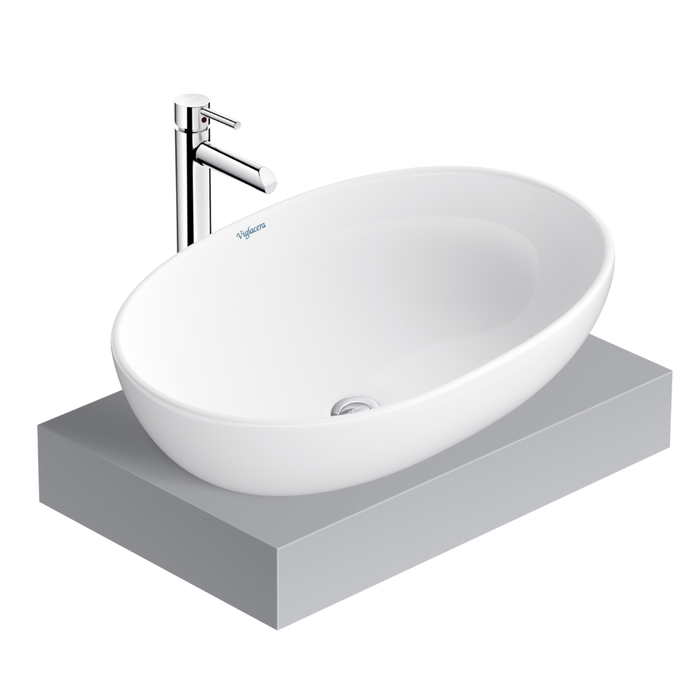 Chậu lavabo đặt bàn Viglacera CD15 CD15