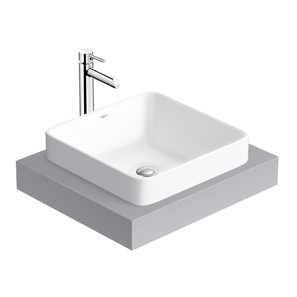 Chậu lavabo dương vành Viglacera CD20 CD20