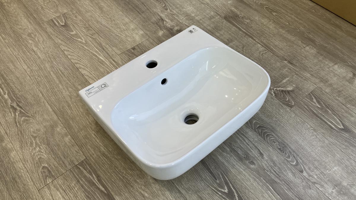 Chậu rửa lavabo treo tường Viglacera V23 V23-CHAU - 5
