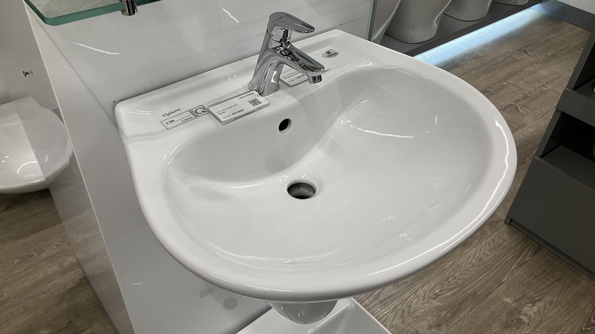 Chậu rửa lavabo treo tường Viglacera V39 V39-CHAU - 3