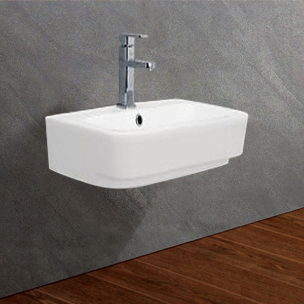 Chậu rửa lavabo treo tường Viglacera V50 V50-CHAU - 4