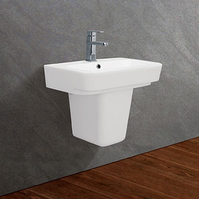 Chậu rửa lavabo treo tường Viglacera V50 V50-CHAU - 3