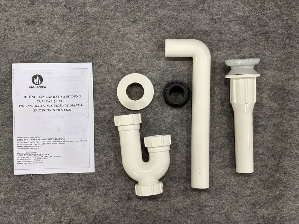 Bộ thải chữ P nhựa Viglacera VG817.1 - 5