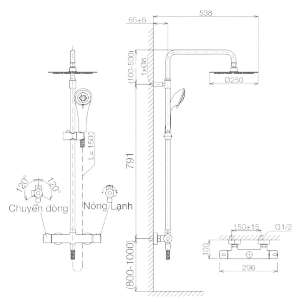 Sen cây nóng lạnh Viglacera VG598.2 VG598.2 - 5