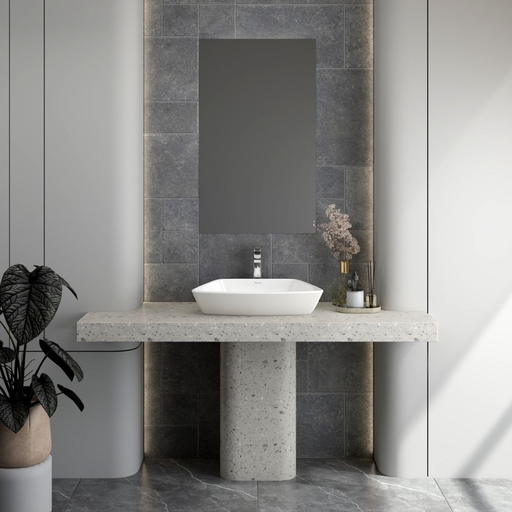 Chậu lavabo đặt bàn Viglacera CD16 CD16 - 3