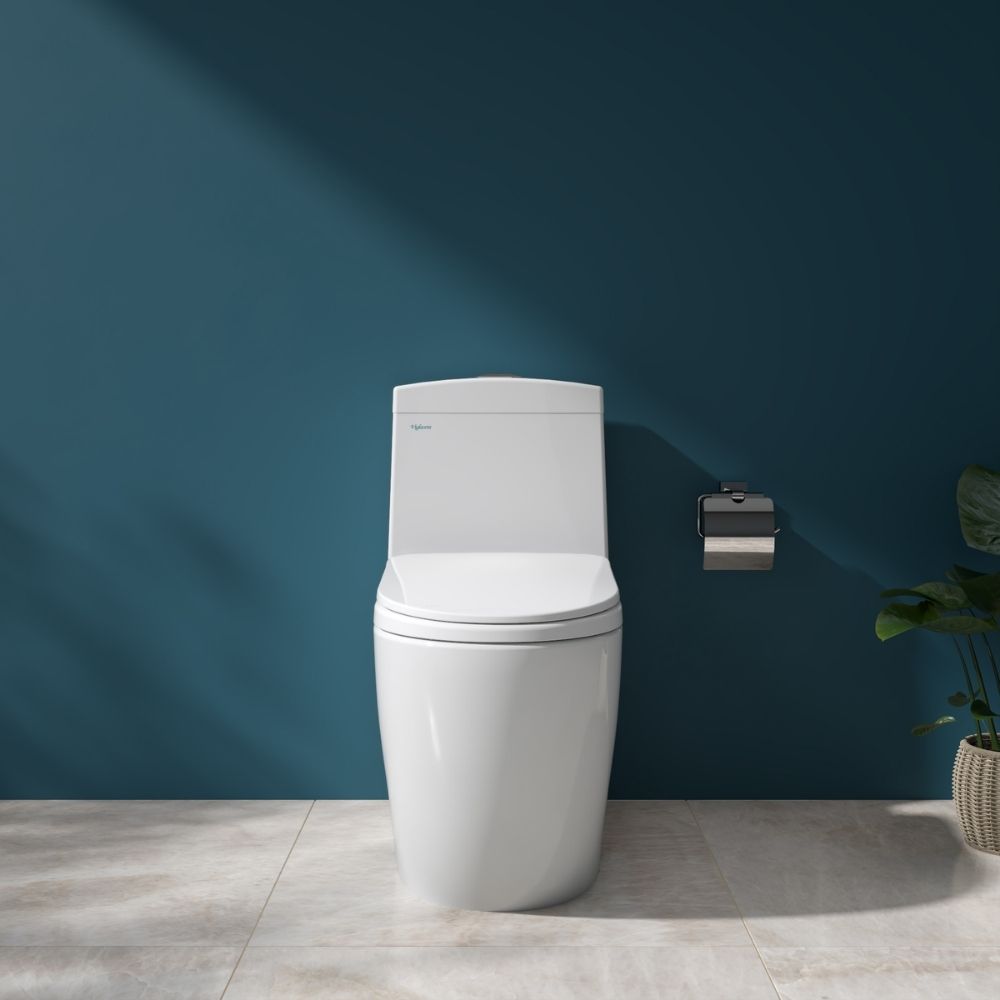 Bồn cầu 1 khối Viglacera V199 nắp êm (+ vòi xịt VG826 & van VG853) V199 - 4