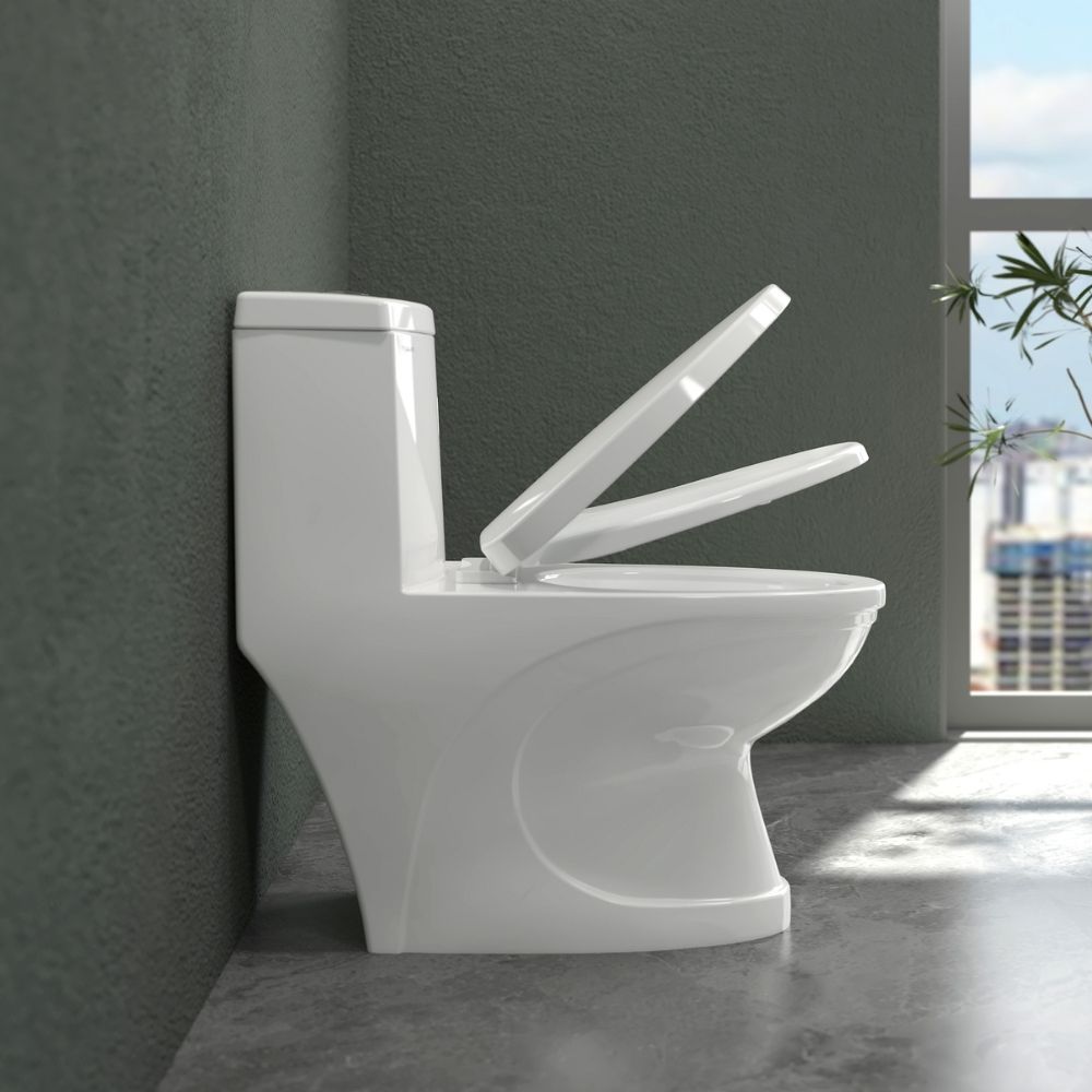 Bồn cầu 1 khối Viglacera V39M nắp êm xả xoáy (+ vòi xịt VG826) V39M - 6