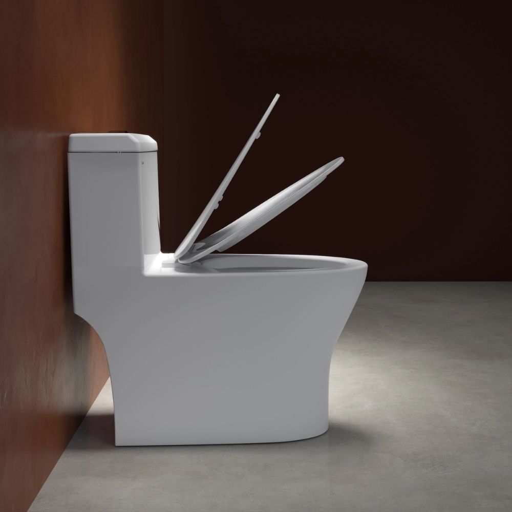 Bồn cầu 1 khối Viglacera V45M nắp êm xả xoáy (+ vòi xịt VG826 & van VG853) V45M - 5